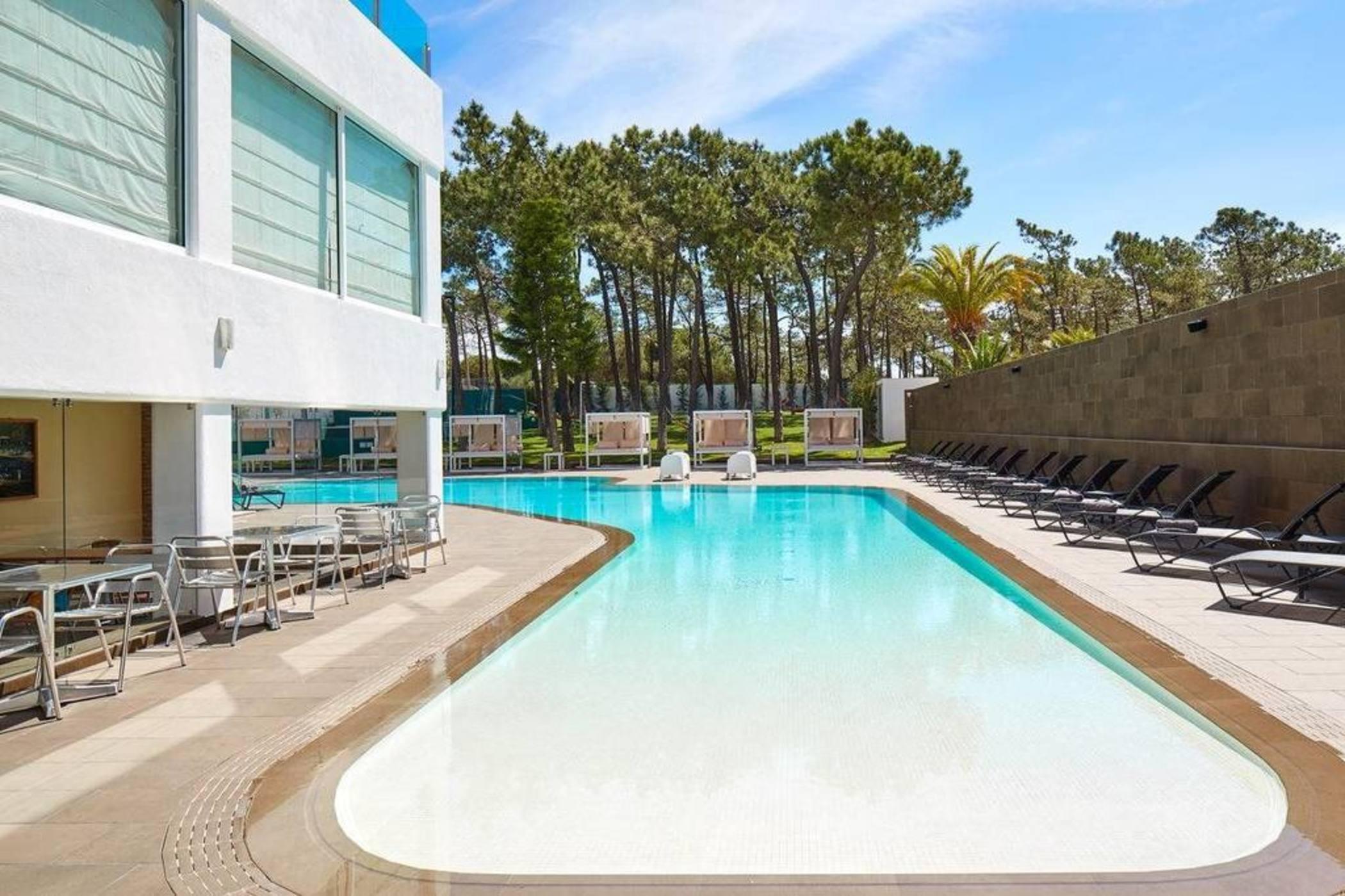 Alcazar Hotel & Spa Monte Gordo Bagian luar foto